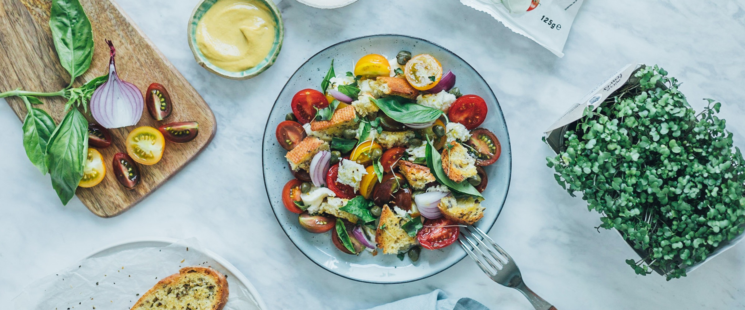 PANZANELLA CU MOZZARELLA FRESCA